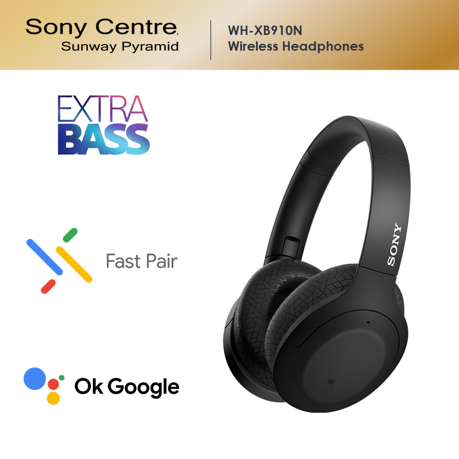 SONY WH-XB910N Wireless Noise Cancelling Headphones | XB910 | XB910N ...