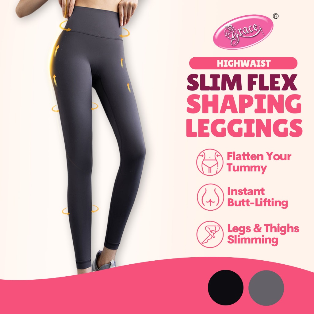 Highly Elastic Body Shaping Leggings Women Leg Slimming Pants High