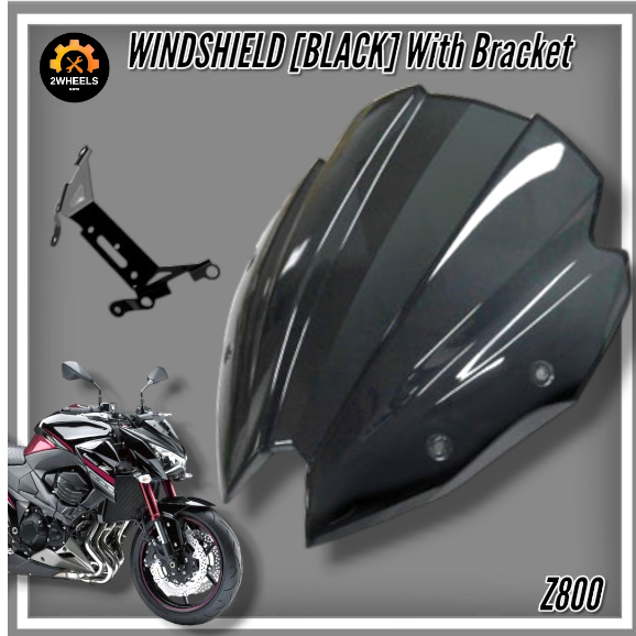 KAWASAKI Z800 WINDSHIELD WITH BRACKET Shopee Malaysia