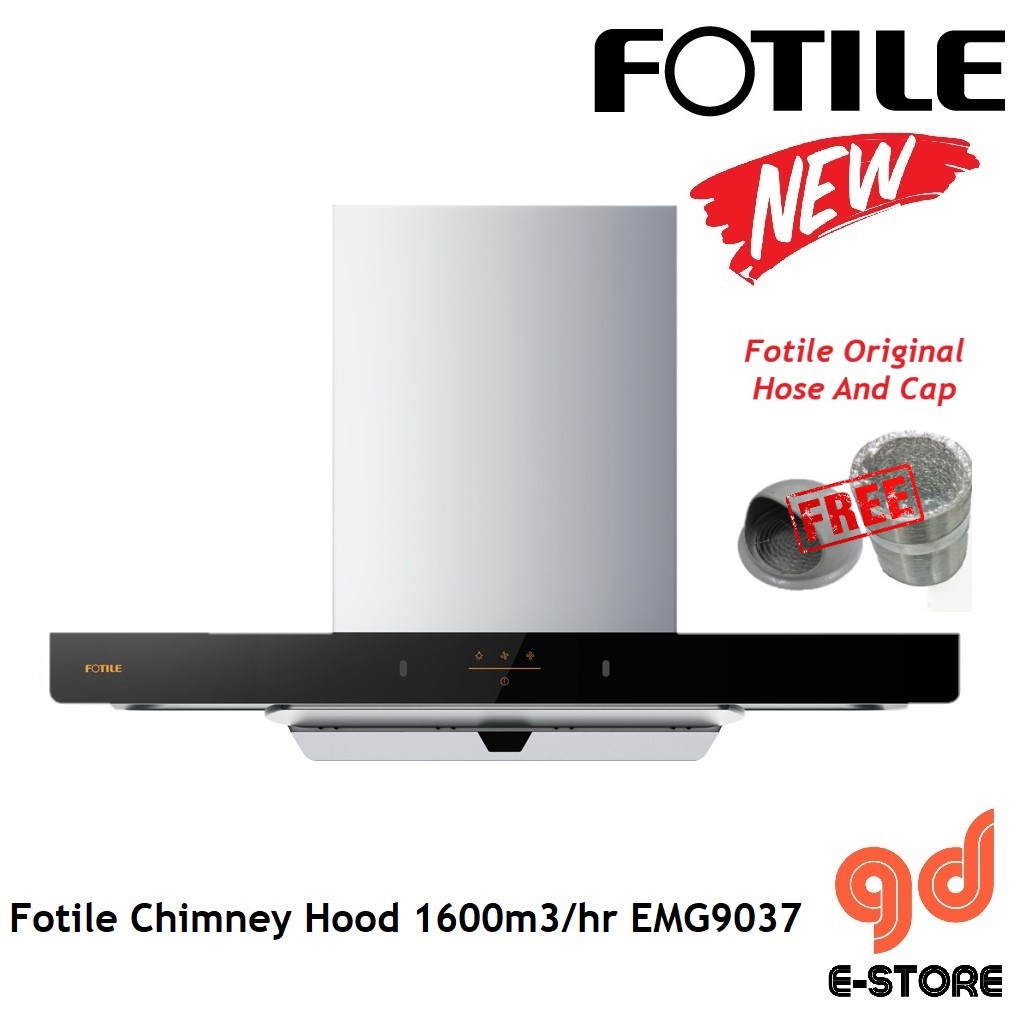 FOTILE W Lite EMG9037 Chimney Cooker Hood 1600m3/hr | Shopee Malaysia