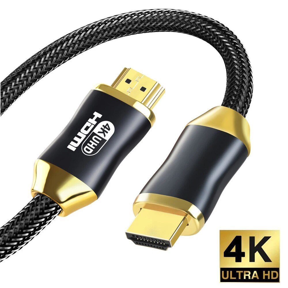1080 3D 4K 8K HD UHD HDMI Cable v2.0/v2.1 2160p Gold Plate Head 1.5/3/5/10/15 Meter for PS3/3D UK/MYTV/LAPTOP