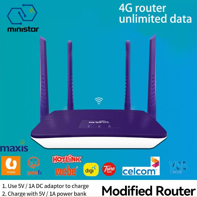 [modified] R810A 4G/LTE Router Gateway 4G3G Broadband Mobile Hotspots