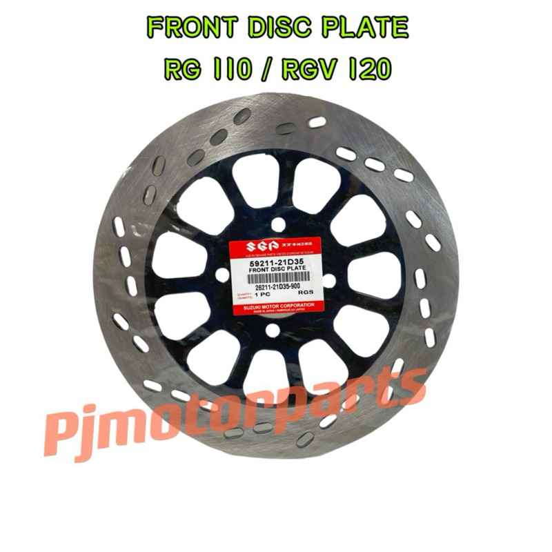 SUZUKI RG110 / RGV120 / RG SPROT 110 / RGV 120 - FRONT DISC BRAKE PLATE ...