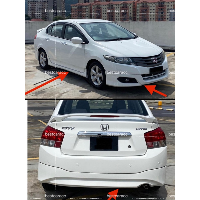 Honda City TMO 5th Gen (2009)First Model) MDL PU Getah Rubber Bumper