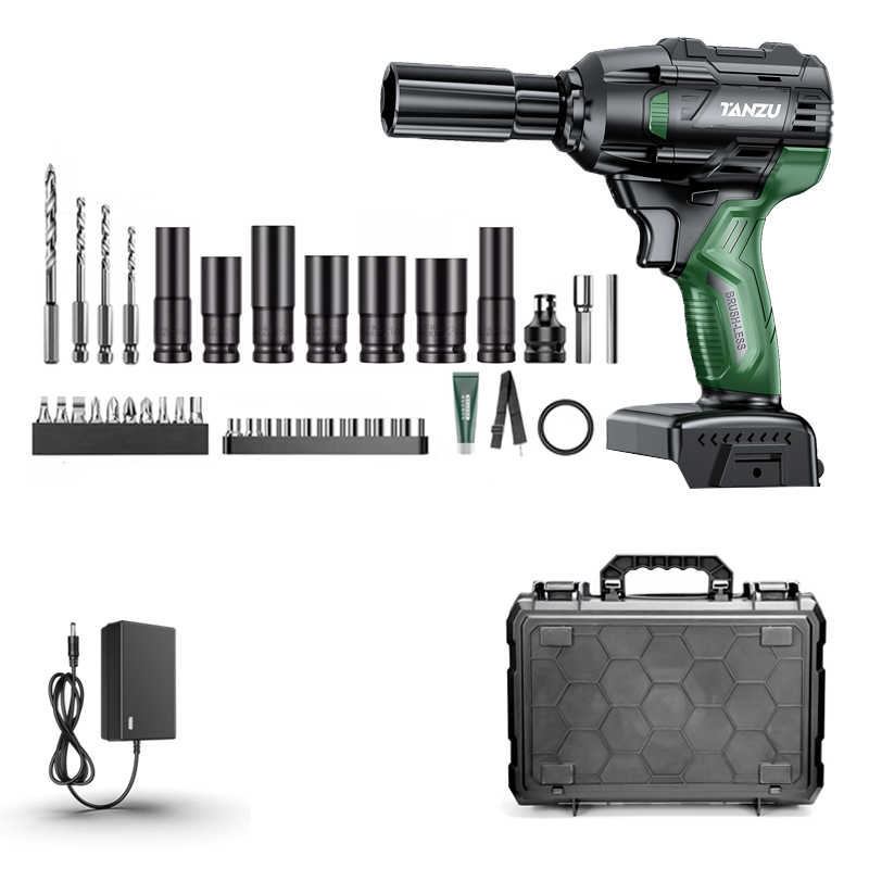 TANZU 800NM Cordless Electric Impact Wrench 1/2