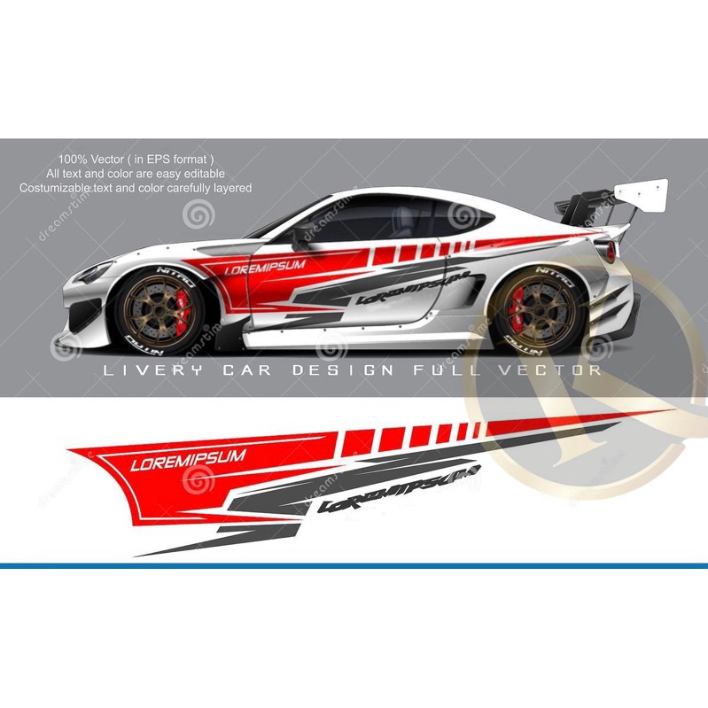 [Ready Stock] K622# New Design Of Universal Car body Stripes Stickers ...