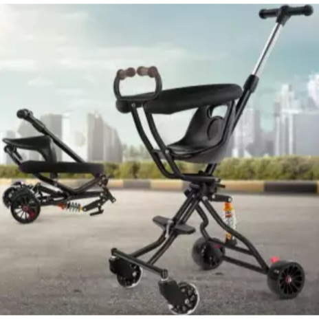 RINGAN Baby Stroller Magic Stroller Kids Stroller Boleh Lipat Travel Baby Stroller Small TWIN Magic Stroller Kembar Shopee Malaysia