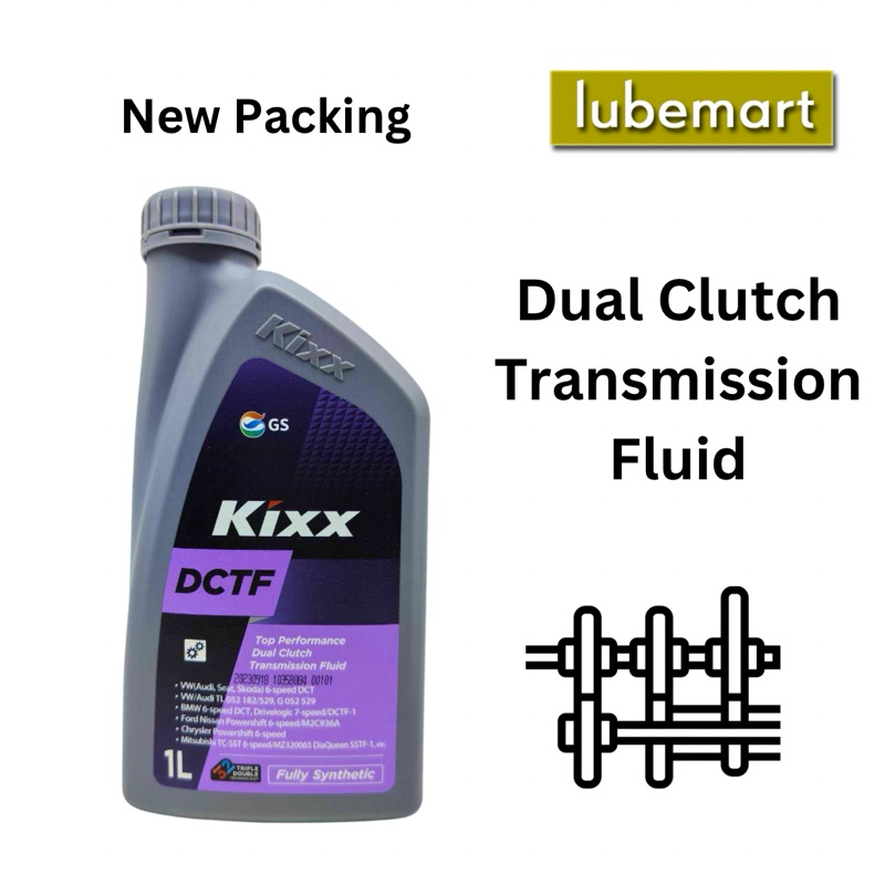 KIXX DCTF 1 LITER DUAL CLUTCH TRANSMISSION FLUID FULLY SYNTHETIC DCT .