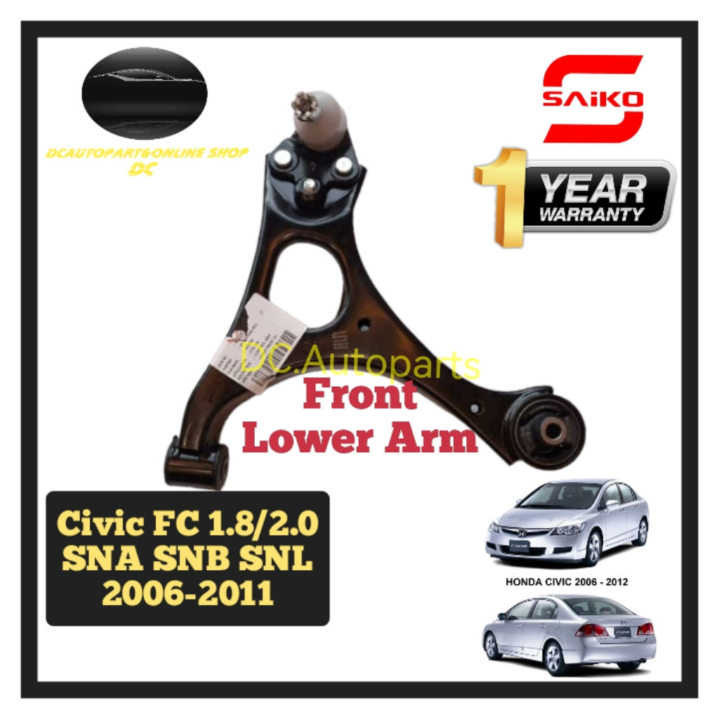 Rear Upper Control Arm Kit For Honda Civic 2006-2011 - Left & Right Pair, Lifetime Warranty 3 thumbnail image