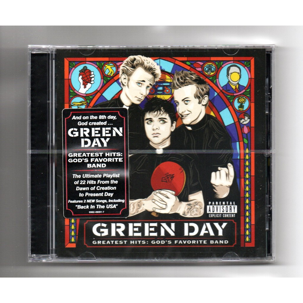 GREEN DAY - Greatest Hits: God's Favorite Band ( CD ) EU Press | Shopee ...