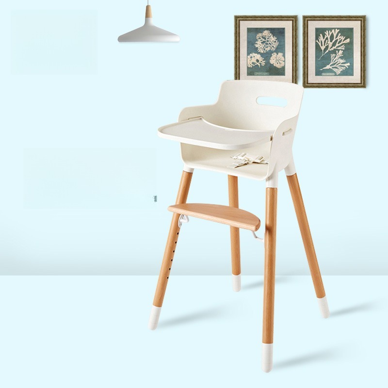 Solid Wood Baby Dining Chair Children's Dining Table and Chair Beech ...