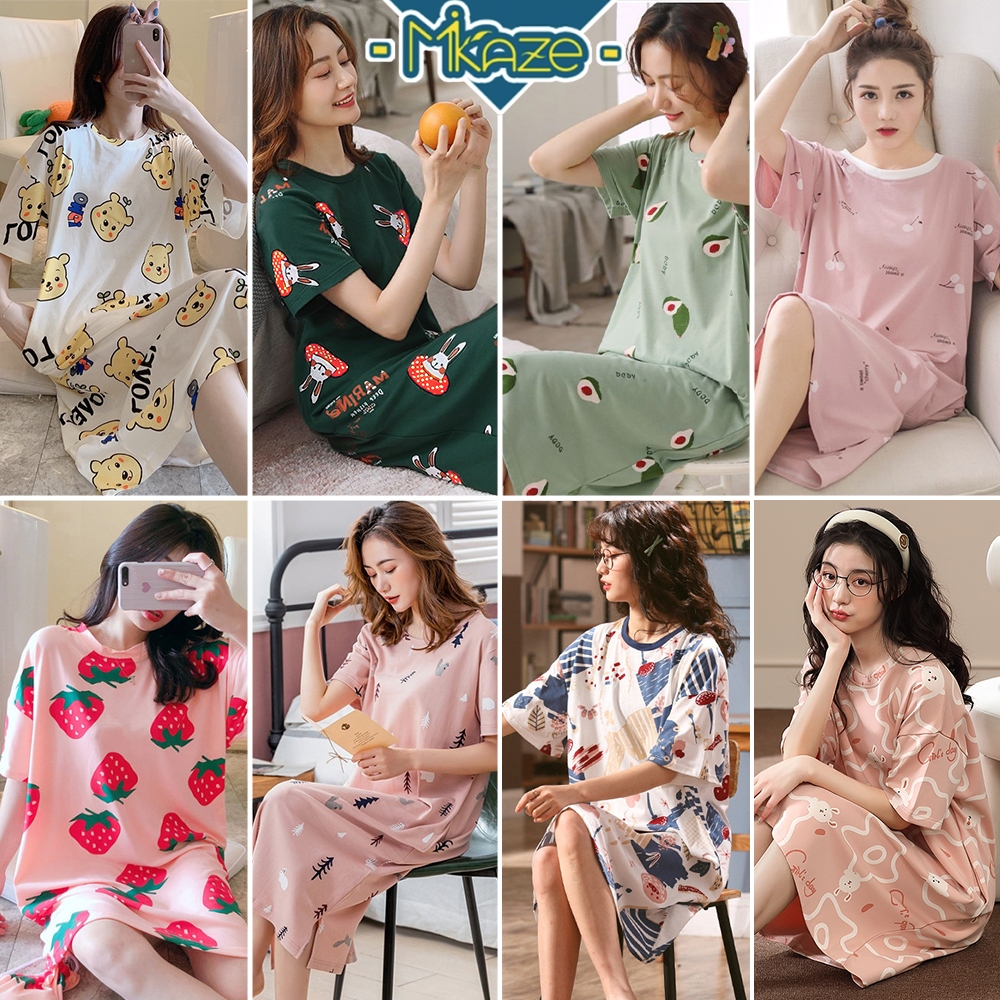 MIKAZE - YURI Womens pyjamas Plus Size Dress Pyjamas Sleepwear Pajamas ...