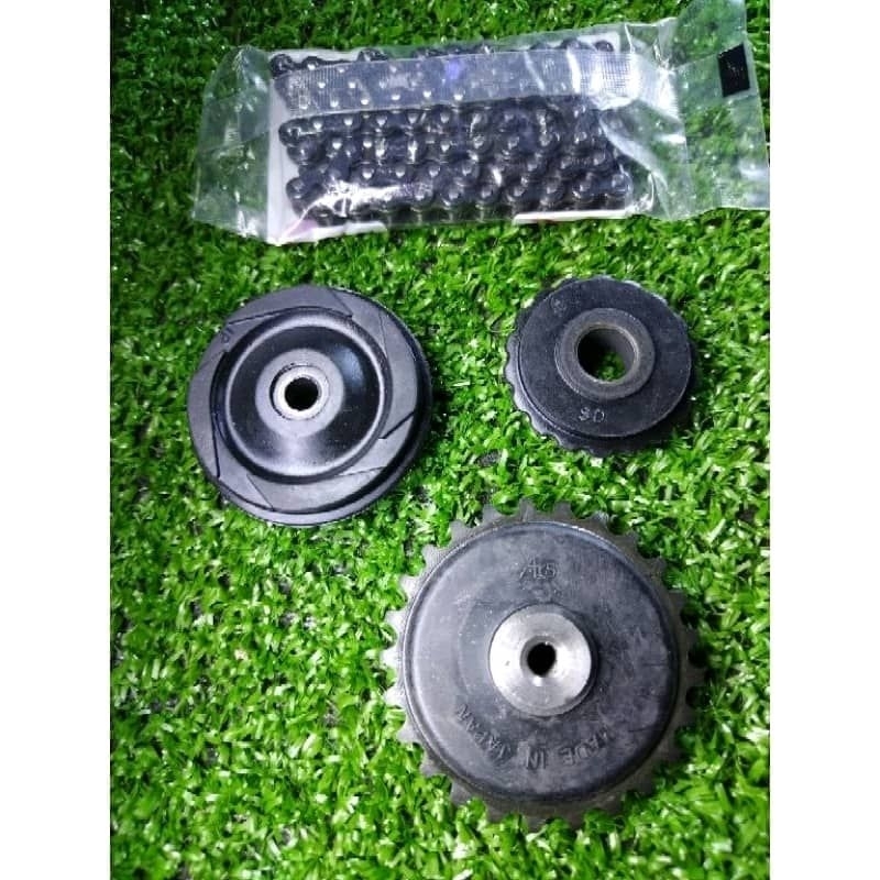 Timing Chain Tensioner Roller Timing Roller Oil Pump Gear Set Honda Ex5