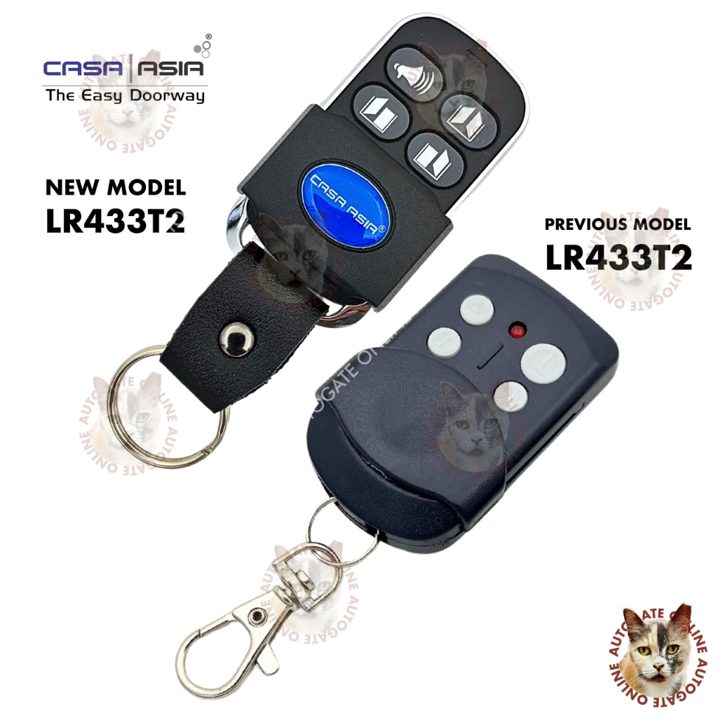 CASA ASIA 433MHZ SWING MOTOR 4CH REMOTE CONTROL / RECEIVER （ FREE ...