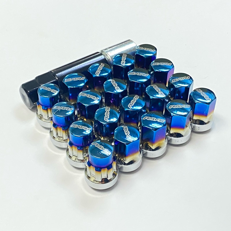 ( M14x1.50MM ) RAYS Tesla Type R Mustang Steel Wheel Lug Nut Racing Nut ...