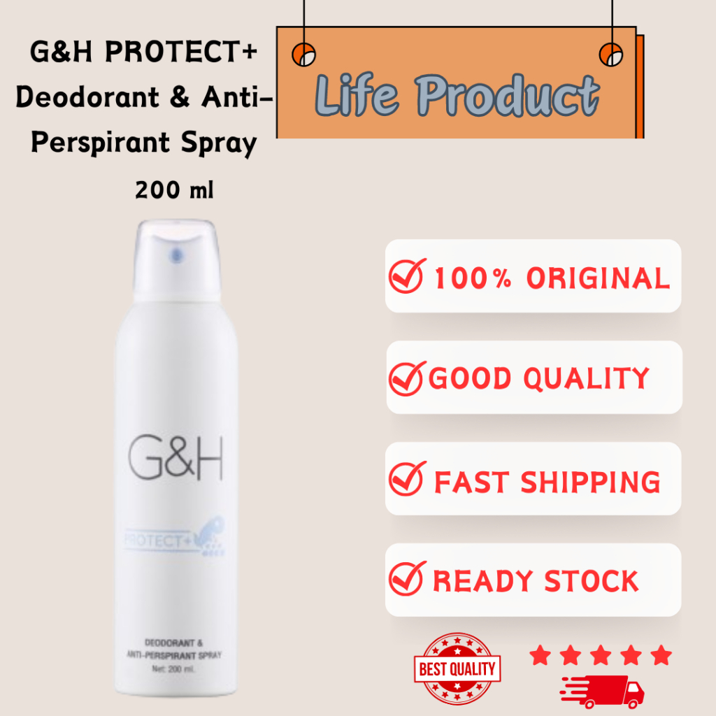G&H PROTECT+ Deodorant & AntiPerspirant Spray Shopee Malaysia