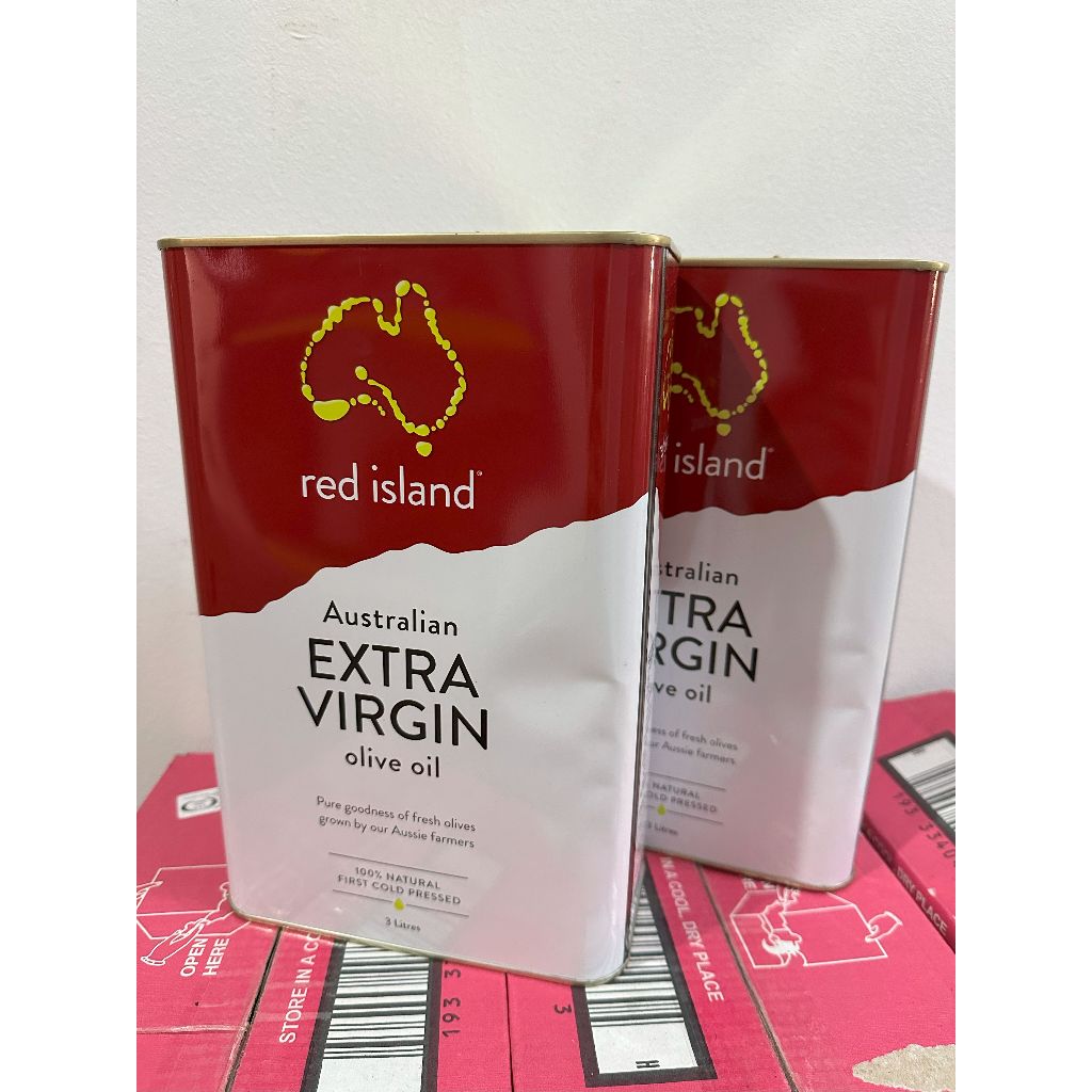 Red Island Extra Virgin Olive Oil Minyak Zaitun Dented Unit 橄榄油3L