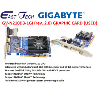 Gigabyte gv n210d3 discount 1gi rev 3.0