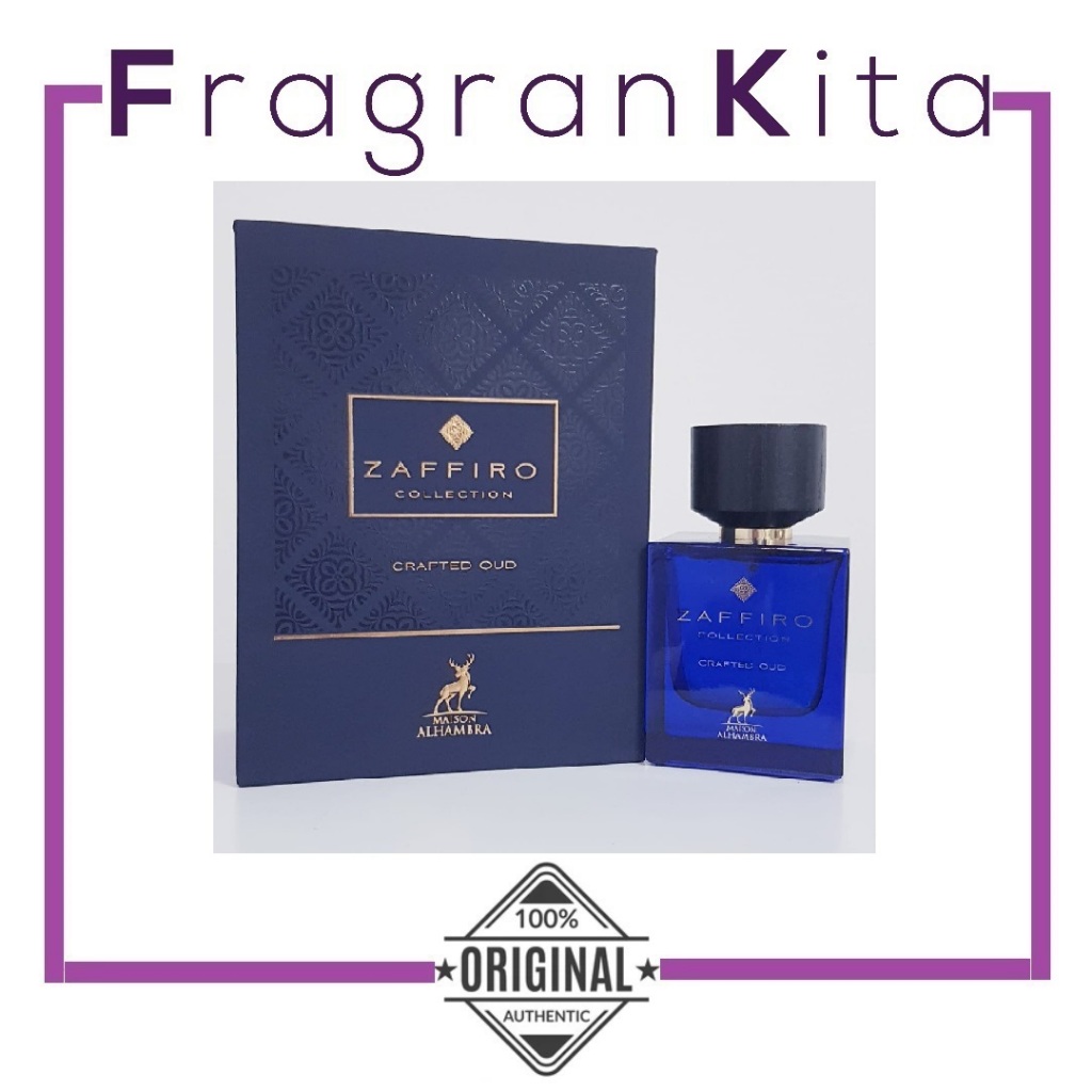 Maison Alhambra Zaffiro Crafted Oud 100 ml EDP Shopee Malaysia