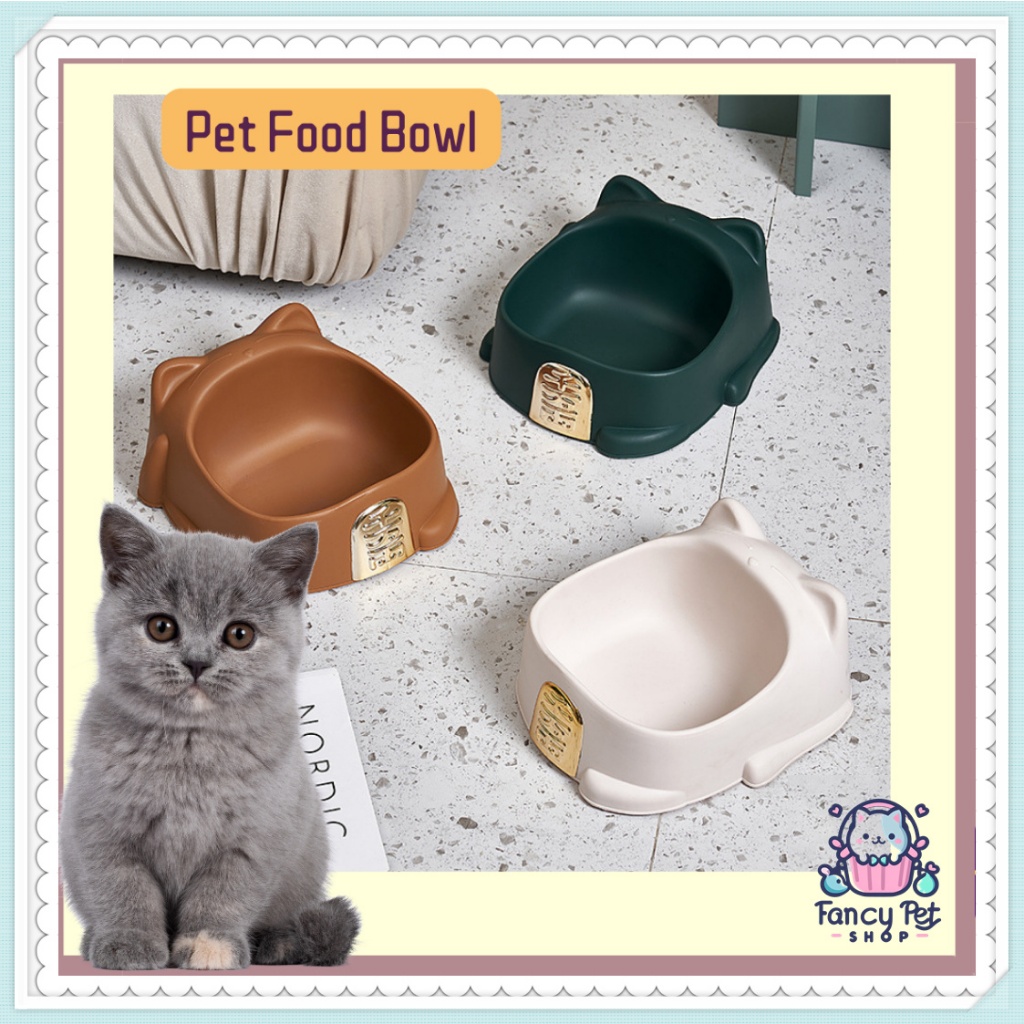 Pet Food Bowl Cat Food Bowl Bekas Makanan Kucing Dog Bowl Mangkuk
