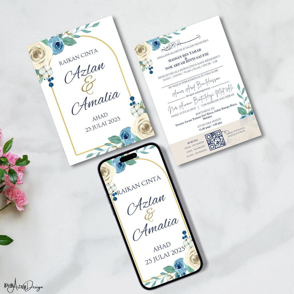 Kad Kahwin Digital | e-Kad Jemputan Majlis Kahwin | Video Jemputan