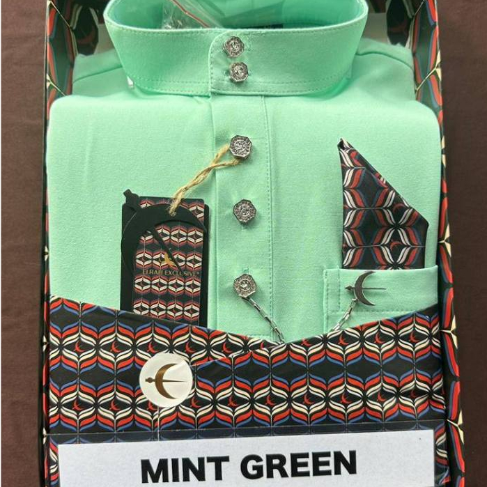 BAJU MELAYU ULTIMATE 2.0 ( MINT GREEN ) ELRAH 2024 Shopee Malaysia