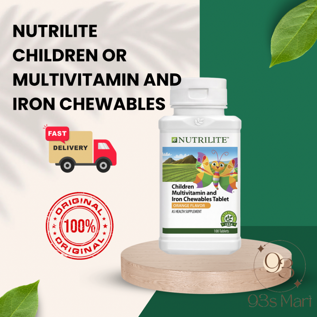 Nutrilite Children Multivitamin And Iron Chewables Tablet 100 Tab