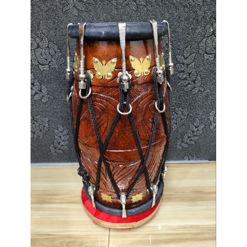 Indian Music Instrument - Sheesham Dholak | Shopee Malaysia