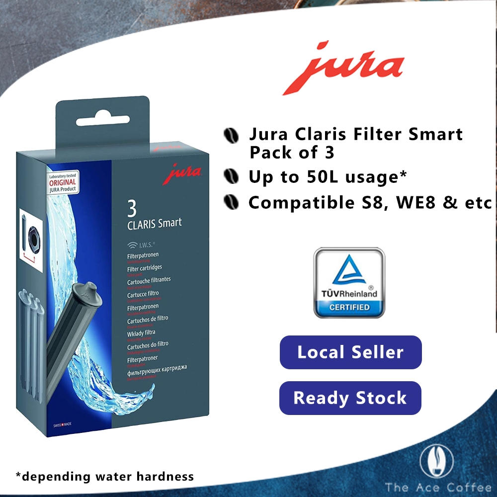 Jura Claris Filter Smart Pack of 3 [Ready Stock] (Jura Smart Filter