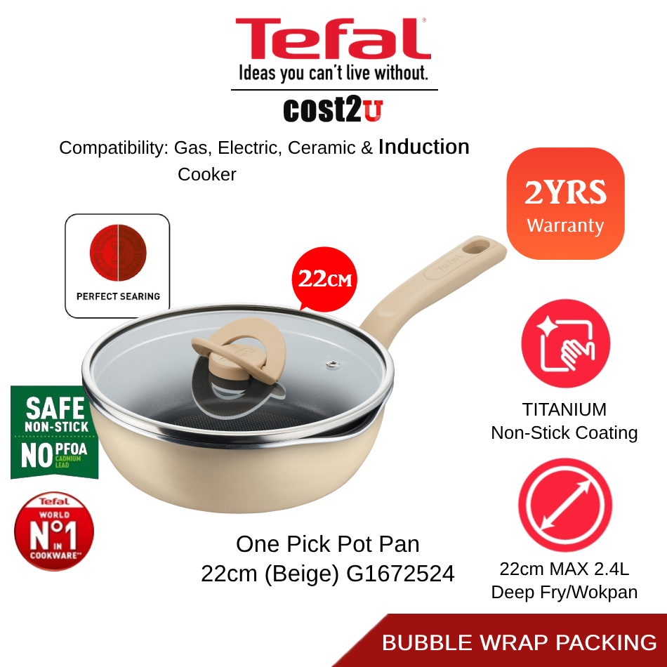 Tefal Non Stick Natura Deep Frypan Wokpan Cm B B