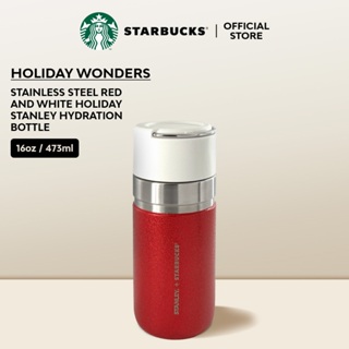 Stainless Steel Bottle STANLEY Glitter Gold 2023 Starbucks Holiday