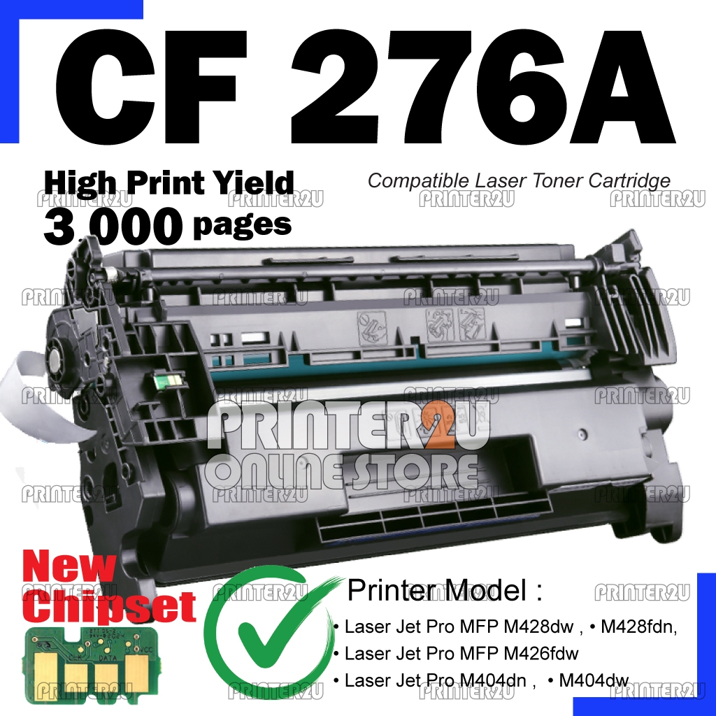 Compatible HP76A CF276A 76A CF 276A Laserjet Pro MFP M404dn M404dw