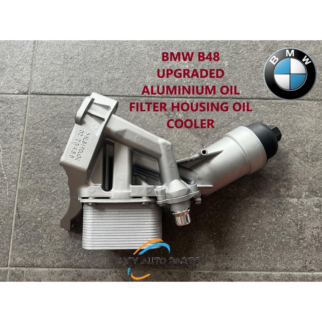 BMW F30 G30 B48 Upgraded Aluminum Oil Filter Housing Oil Cooler Assembly With Gasket 11428596283