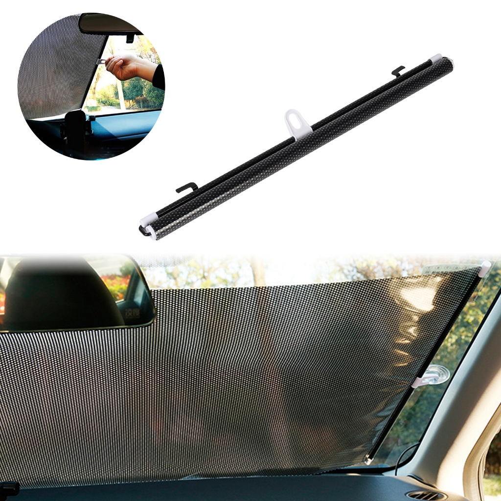 Hollowing Out Automatic Retractable Sun Shade Car Auto Front Side