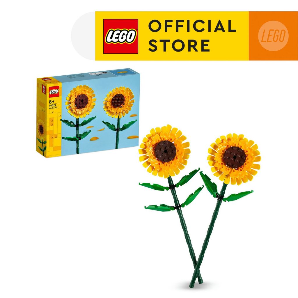 LEGO Iconic 40524 Sunflowers Building Kit for Ages 8+ (191 Pieces) Shopee Malaysia