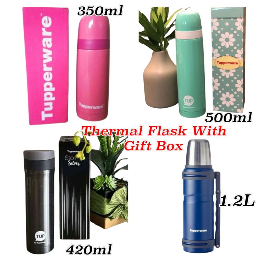 Tupperware Thermal Flask /Xploris Thermal Flask 1.2L with Box (1)/Sakura  Flask 300ml