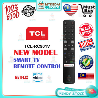 New Original RC901V FMR6 For TCL Voice Android TV Remote Control 65P725  Netflix