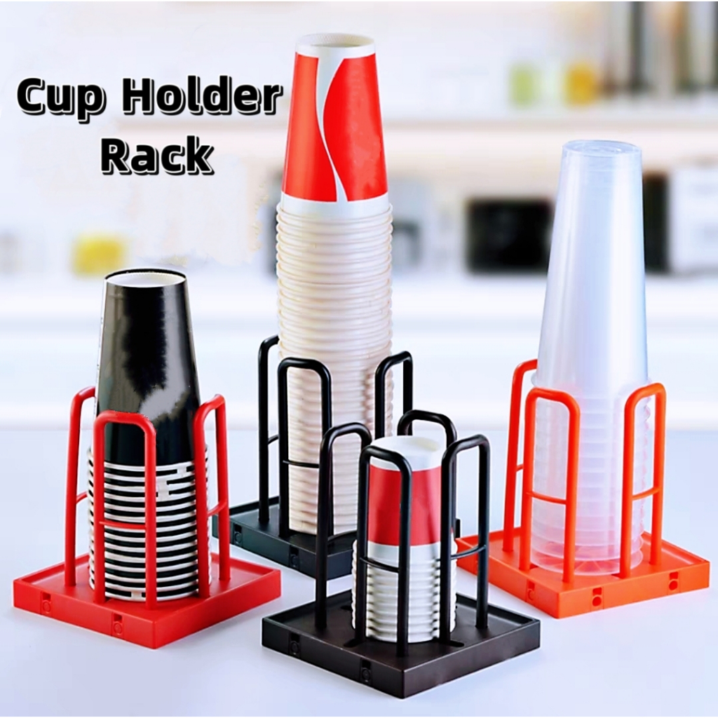 Ready Stock Detachable Cup Holder Rack Counter Milk Tea Cup Holder Paper Cup Holder Rack