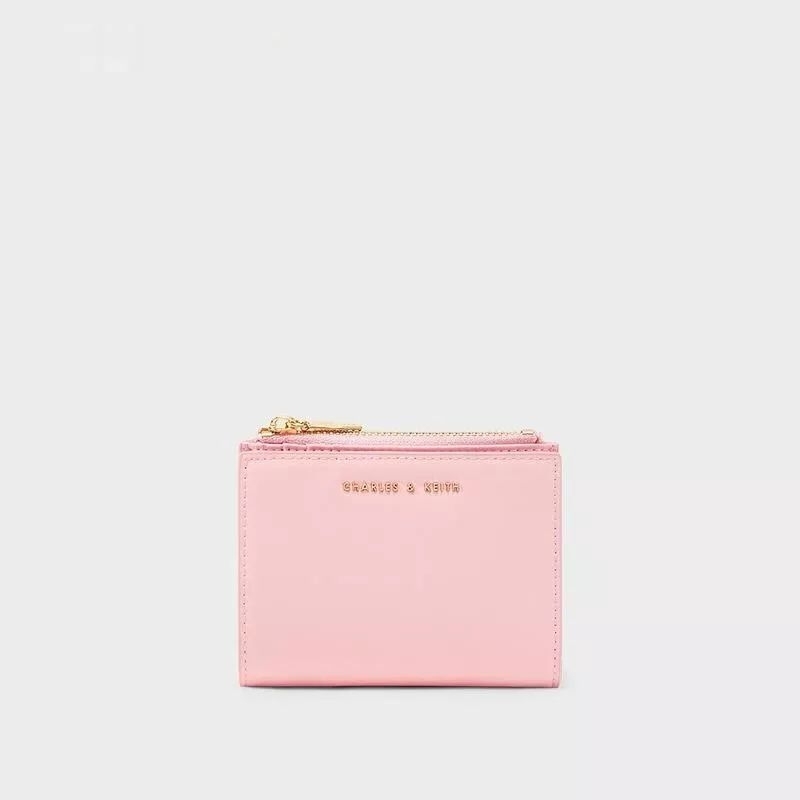 PROMOSI END YEAR SELL CHARLES KEITH TOP ZIP WALLET WITH GIFT BOX