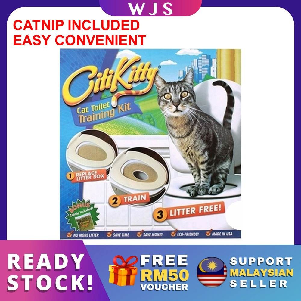 🇲🇾FREE RM50 VOUCHER🎁 MLQ CitiKitty Cat Toilet Training Kit Training ...