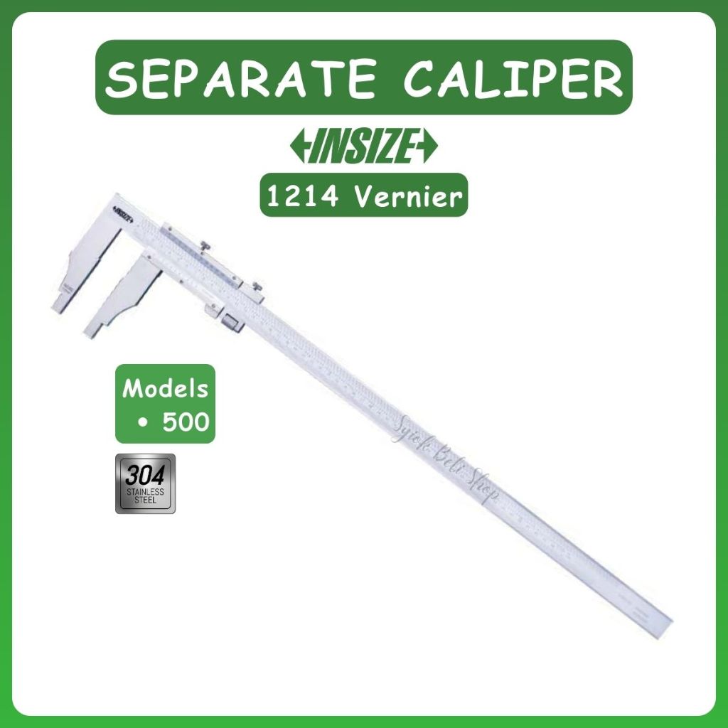 INSIZE Vernier Caliper Gauge 1214500 (0500mm) Shopee Malaysia