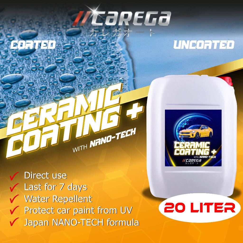 CAREGA 20L Water Wax Water Coating Windscreen Waterproof Car Body Coating Nano Water Repellent