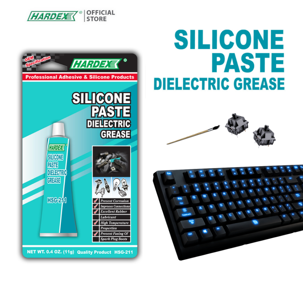 Hardex Silicone Paste Dielectric Grease / Keyboard Grease (6ml/11g) HSG