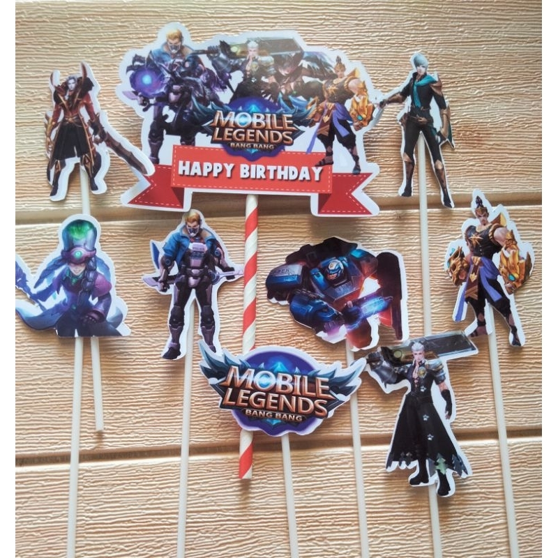 MOBILE LEGENDS CAKE TOPPER | Shopee Malaysia