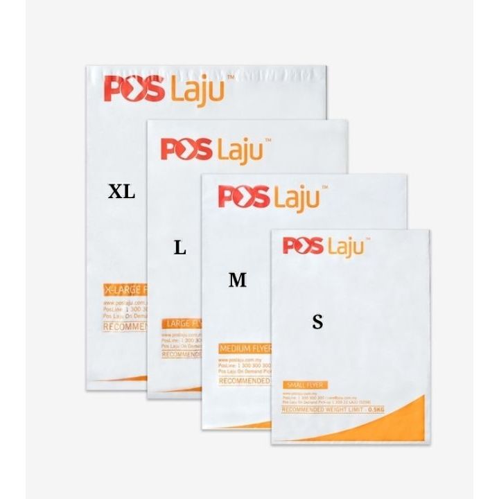 READY STOCK Poslaju Flyer S M L XL Pack 10/50pcs | Shopee Malaysia