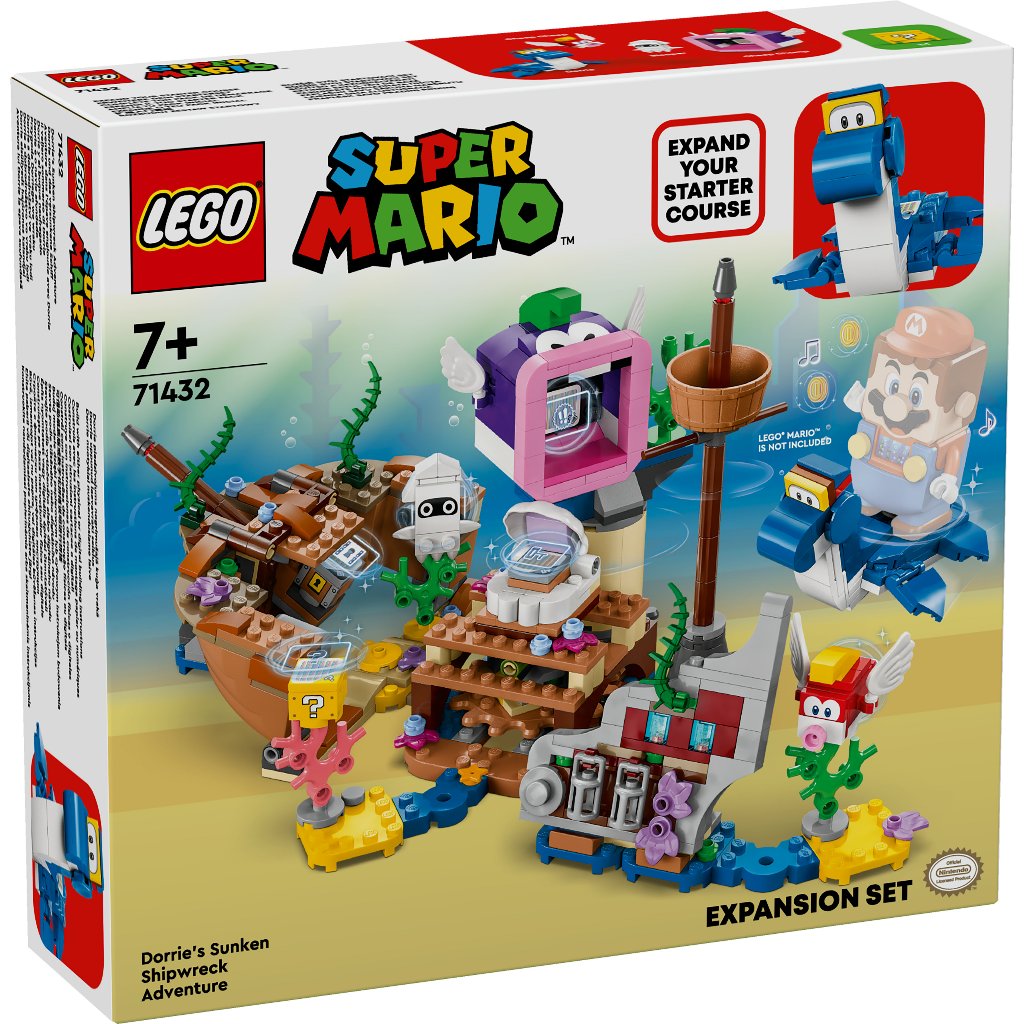 [BrickMonster] Lego 71432 Super Mario Dorrie's Sunken Shipwreck ...