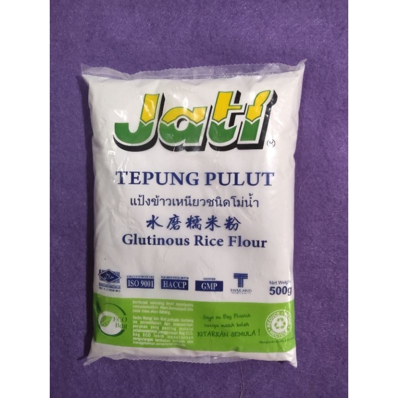 Jati Tepung Pulut 水磨糯米粉 Glutinous Rice Flour 500gm | Shopee Malaysia