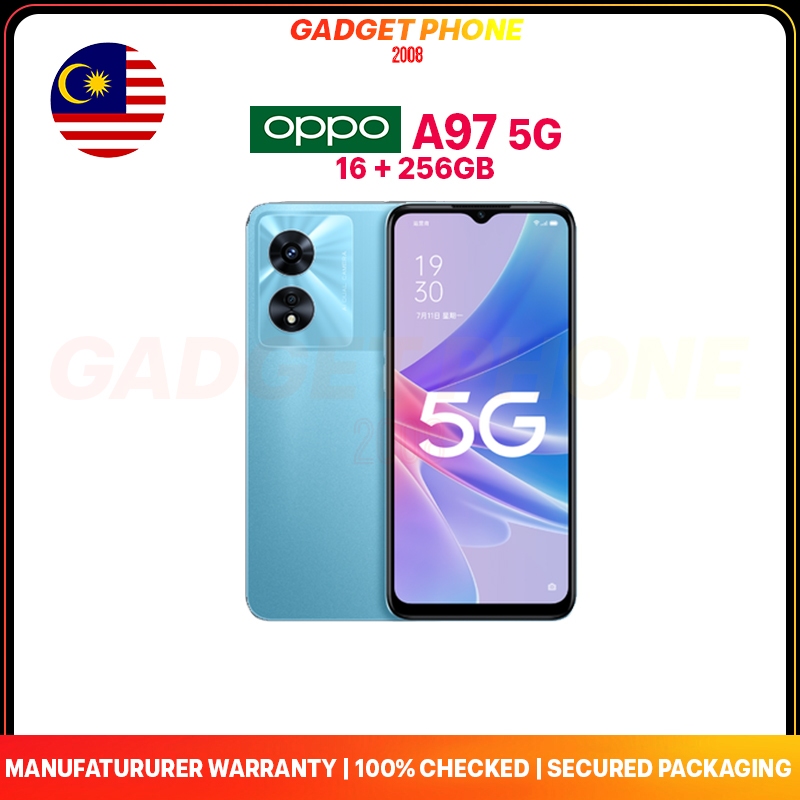 OPPO A97 5G (16 256GB) Smartphone Original New Set Year OPPO  Warranty