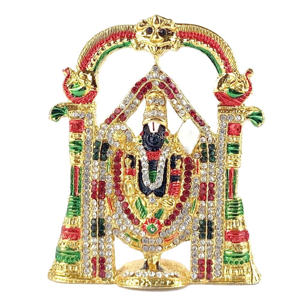 Venkatesh Tirupati Balaji Idol: Handcrafted Home & Temple Decor, Car ...