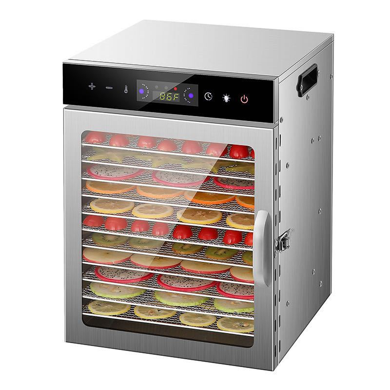 18 Drying Racks Stainless Steel Healthy Food Dehydrator with 6 Drying ...